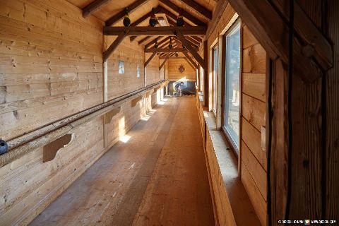 Gemeinde Marktl Landkreis Altötting Leonberg Biergarten Holzkegelbahn (Dirschl Johann) Deutschland AÖ